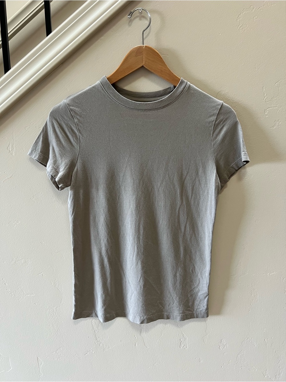 a new day Soft Beige Short Sleeve Tee